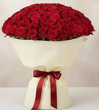 Букет 101 Красная роза Милано в Чиркее
