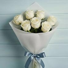 Букет 7 Белых роз Эдлесс Лав #REPLACE_PRED# Чиркее