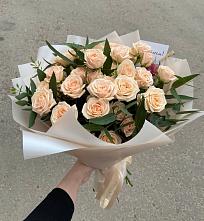 Букет Кремовые розы Латте в Чиркее
