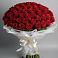 Букет 101 Красная роза Блэк Мэджик в Чиркее