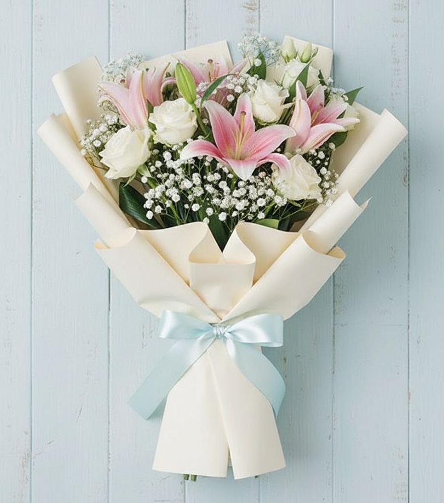 Букет цветов из: Лилии в Чиркее