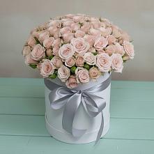 Цветочная композиция из Розы в шляпной коробке #REPLACE_PRED# Чиркее