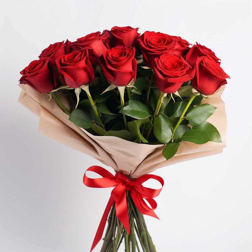 Букет 11 Красных роз Эдлесс Лав в Чиркее